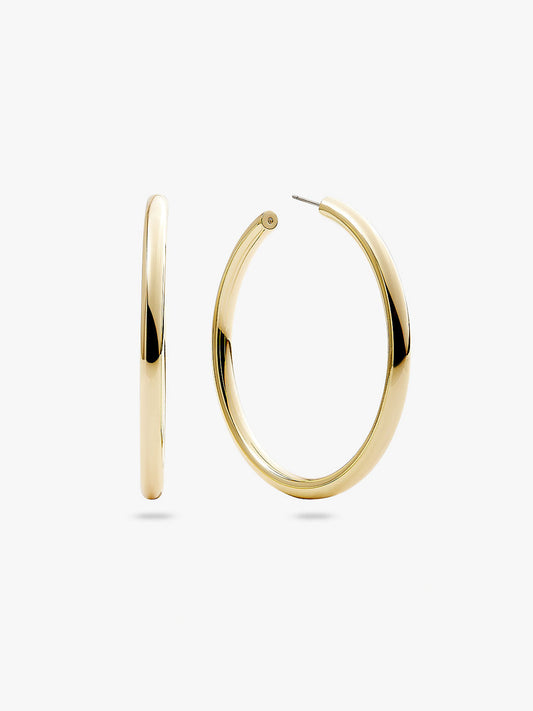 Ana Luisa Jewelry Earrings Large Hoops Large Hoop Earrings Tia Large Gold