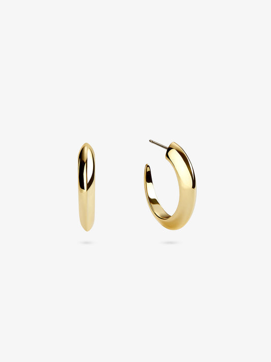 Ana Luisa Jewelry Earrings Medium Hoops Large Gold Hoop Earrings Teagan Gold