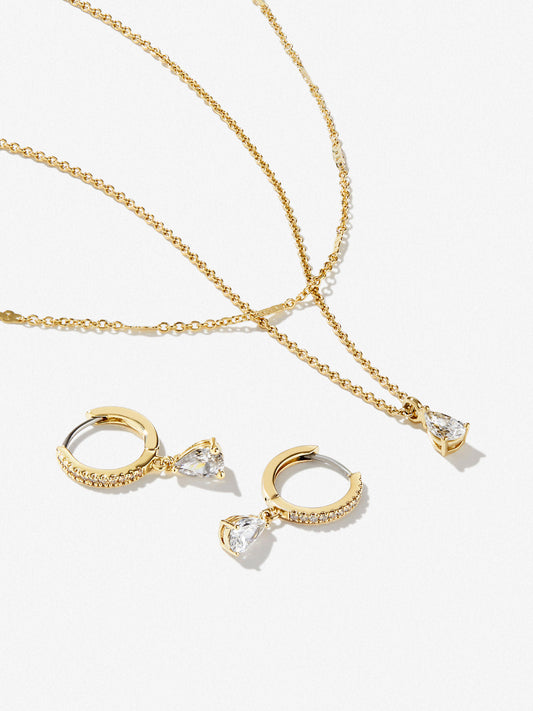 Ana Luisa Jewelry Earrings Necklace Date Night Bundle Gold