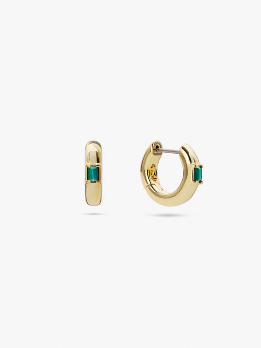 Ana Luisa Jewelry Earrings Small Hoops Gold Huggie Hoop Earrings Brenn Gold