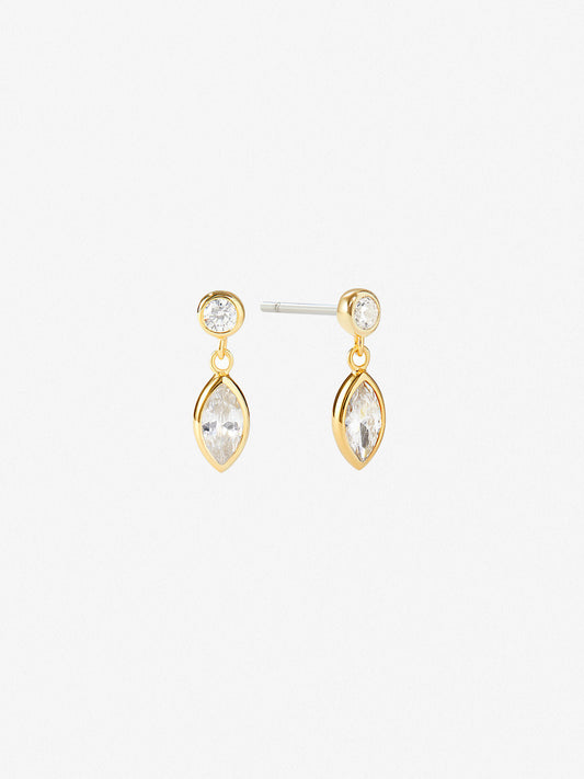 Ana Luisa Jewelry Earrings Stud Drop Earrings Ezra Silver