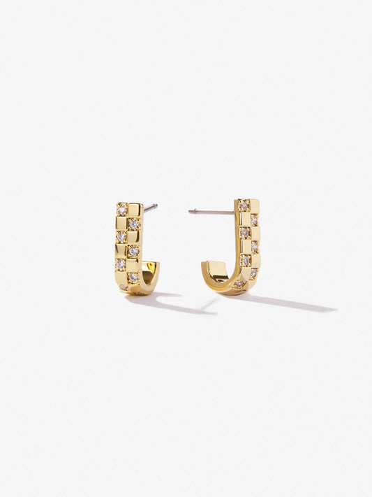 Ana Luisa Jewelry Earrings Stud Earrings Semi Hoop Earrings Ori Gold