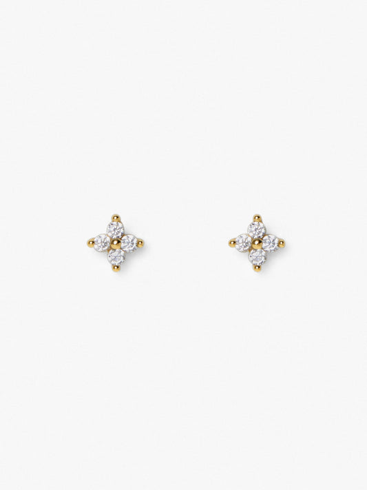 Ana Luisa Jewelry Earrings Stud Gold Stud Earrings Debbie Silver