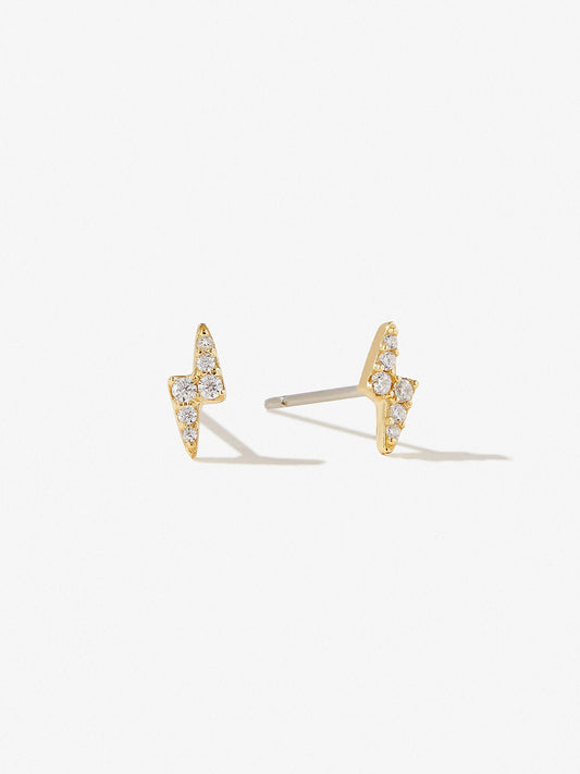 Ana Luisa Jewelry Earrings Stud Lightning Bolt Earrings Eclair Silver