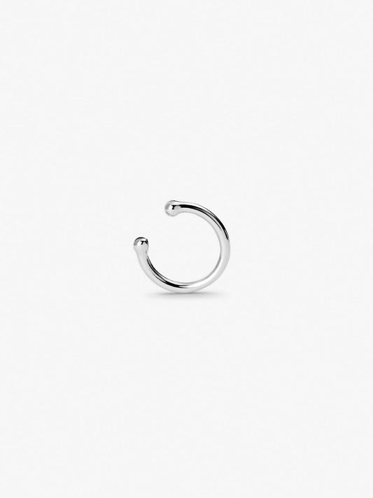 Ana Luisa Jewelry Earrings Stud Sterling Silver Simple Ear Cuff Silver Silver