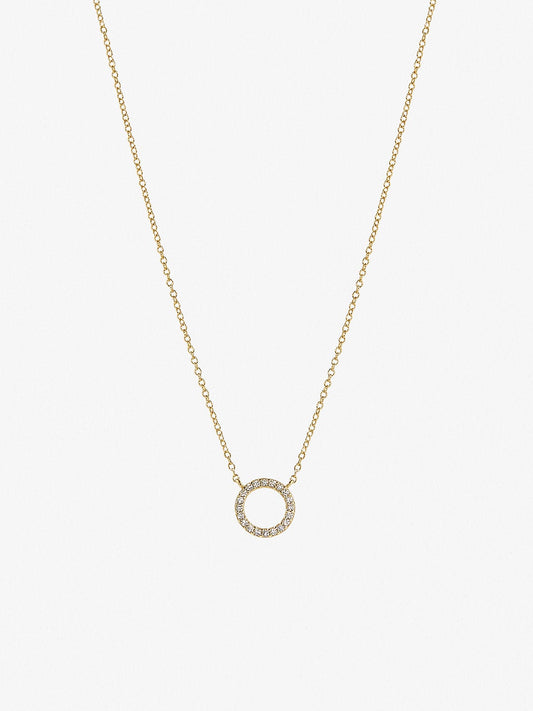 Ana Luisa Jewelry Necklace Chain Necklace Circle Pendant Necklace Oona Silver