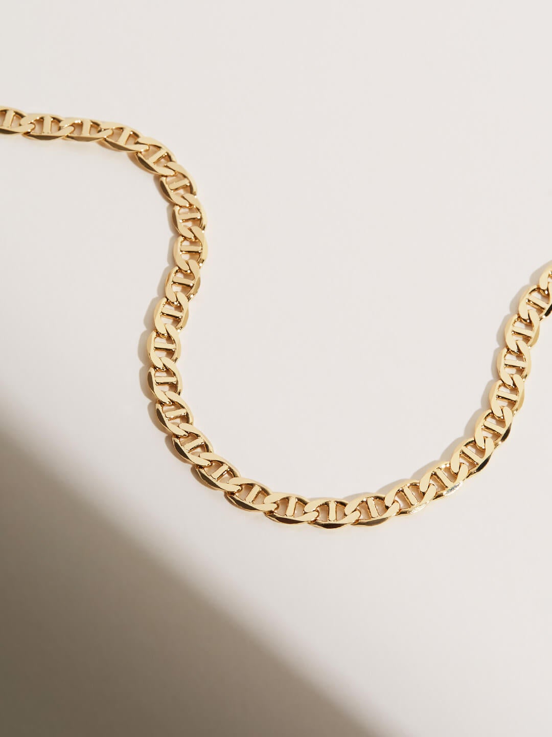 Ana Luisa Jewelry Necklace Chain Necklace Flat Mariner Chain Morgan Wide Gold