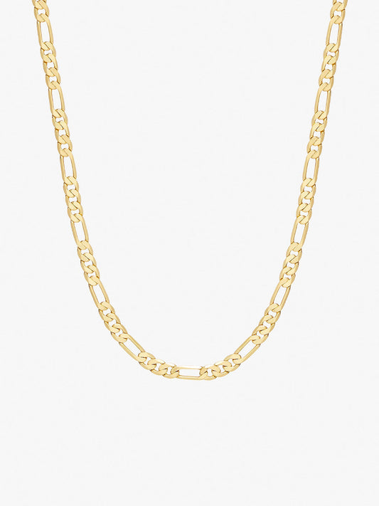 Ana Luisa Jewelry Necklaces Chain Figaro Chain Necklace Leo Bold Short Gold