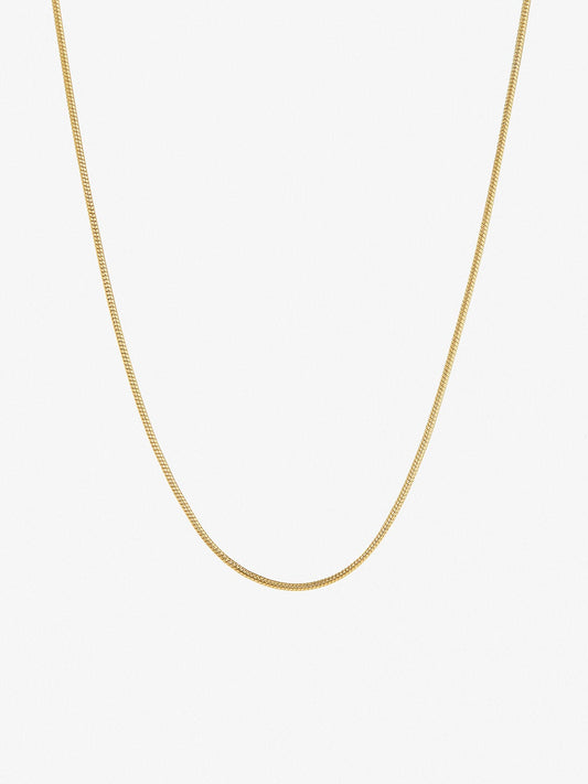 Ana Luisa Jewelry Necklace Chain Necklaces Snake Chain Necklace Ebby Slim Silver