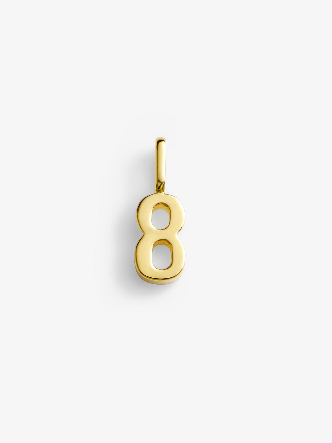 Ana Luisa Jewelry Necklace Charm Number Charm Number 8 Charm Silver