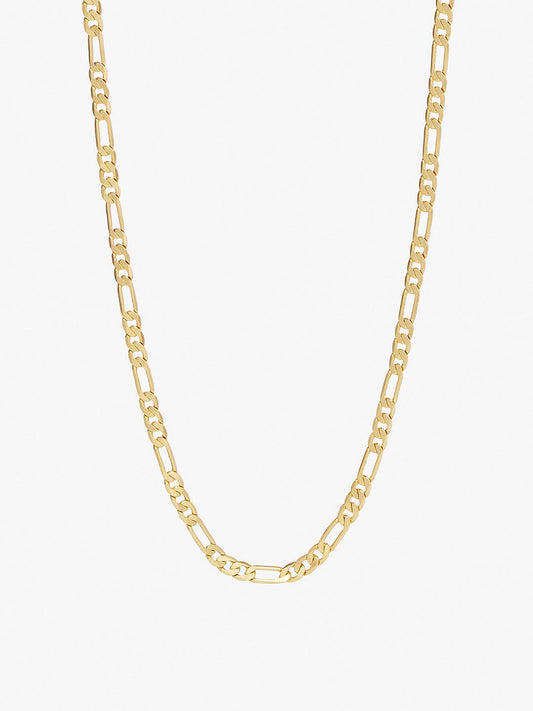 Ana Luisa Jewelry Necklaces Chain Figaro Chain Necklace Leo Bold Long Gold