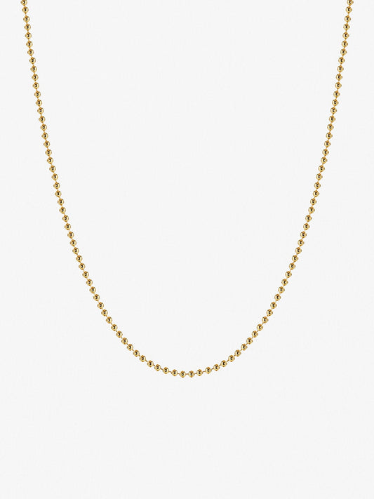 Ana Luisa Jewelry Necklaces Chain Necklace Ball Chain Necklace Alice Slim Silver