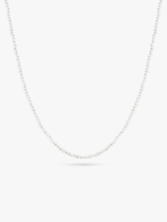 Ana Luisa Jewelry Necklaces Medium Chains Pearl Choker Necklace Adelaide Gold