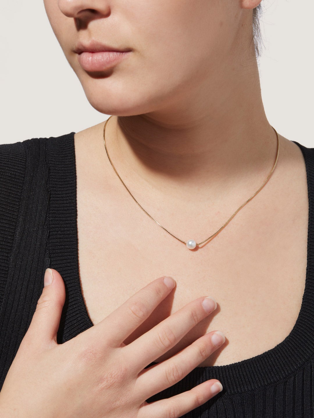 Ana Luisa Jewelry Necklaces Pearl Pendant Isabelle Sterling Silver