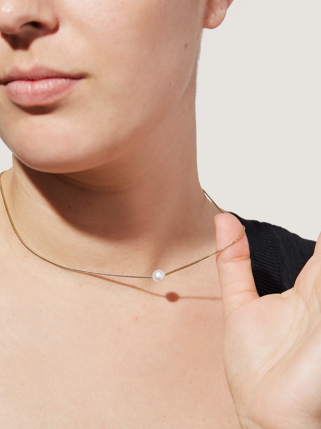 Ana Luisa Jewelry Necklaces Pearl Pendant Isabelle Sterling Silver