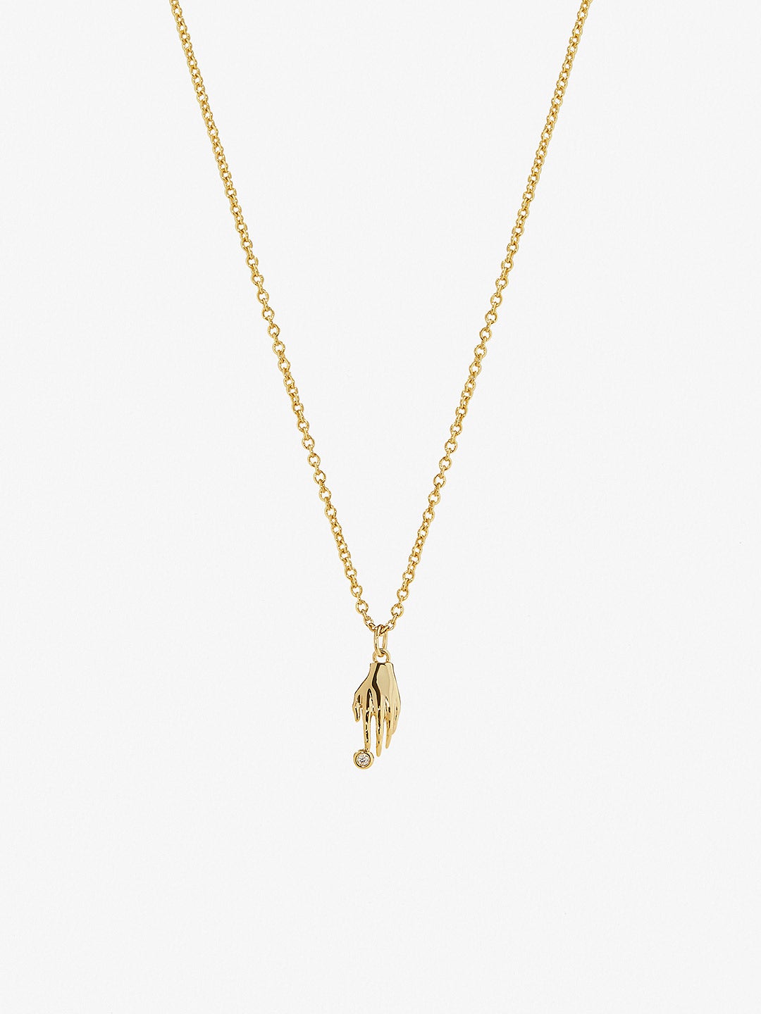 Ana Luisa Jewelry Necklaces Pendant Necklace Hand Necklace Noelle Gold