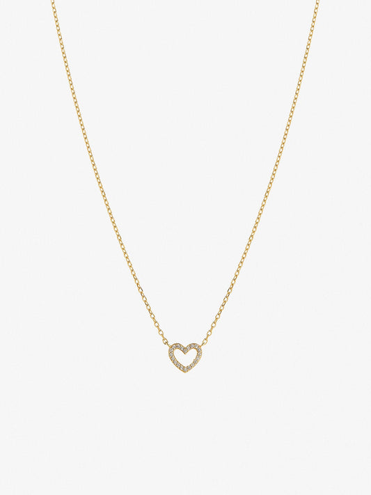 Ana Luisa Jewelry Necklaces Pendant Necklaces Open Heart Necklace Cuore Gold