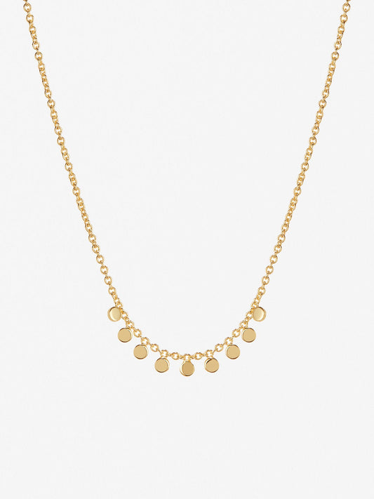 Ana Luisa Jewelry Necklaces Pendants Gold Circles Necklace Bert Silver