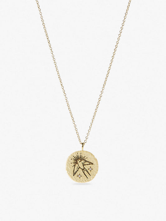 Ana Luisa Jewelry Necklaces Pendants Gold Coin Necklace Air Pendant Gold