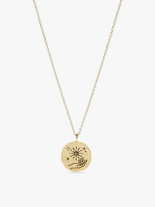 Ana Luisa Jewelry Necklaces Pendants Gold Coin Necklace Light Pendant Gold