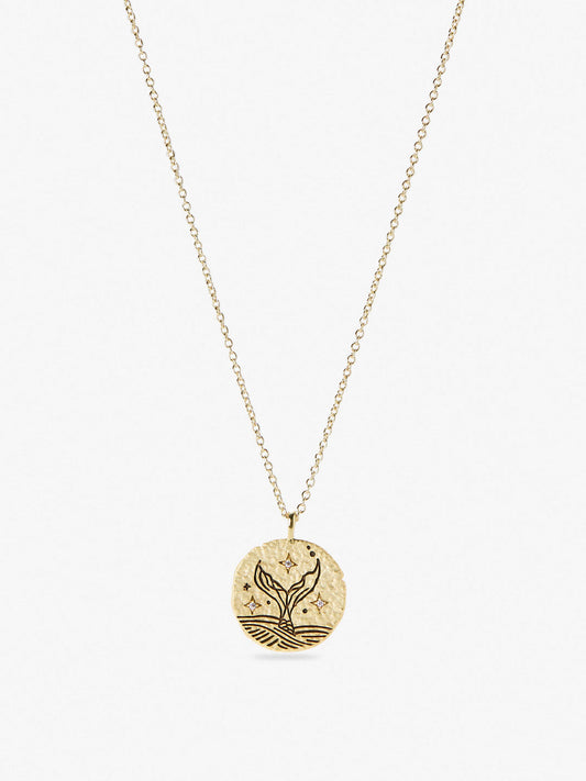 Ana Luisa Jewelry Necklaces Pendants Gold Coin Necklace Water Pendant Gold
