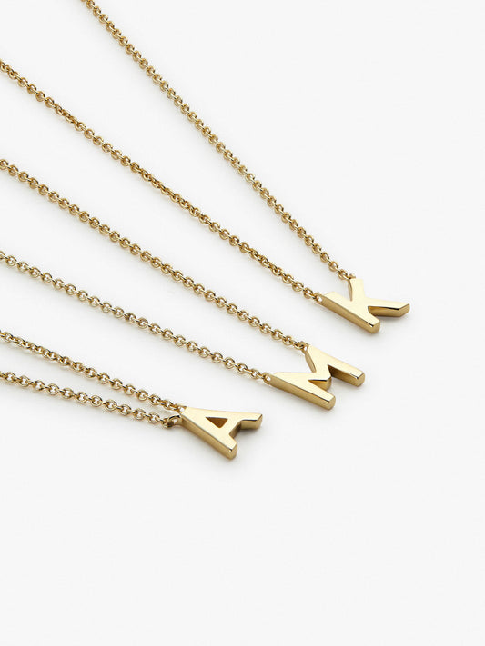 Ana Luisa Jewelry Necklaces Pendants Gold Initial Necklace Letter Silver