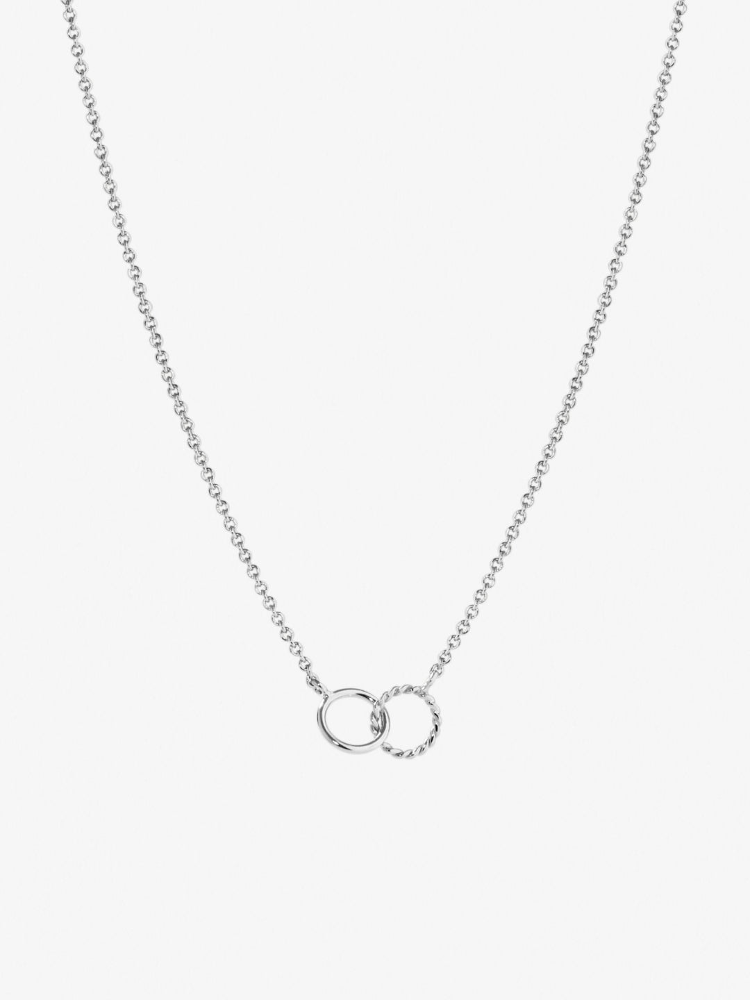 Ana Luisa Jewelry Necklaces Pendants Interlocking Circles Necklace Sam Silver Silver
