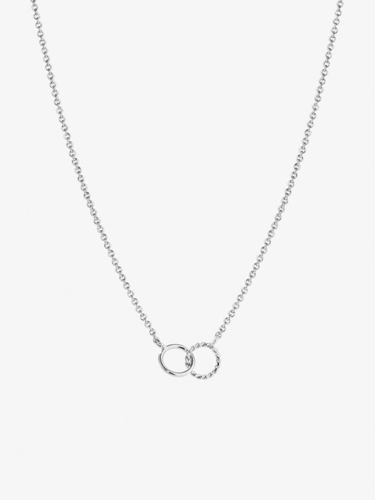 Ana Luisa Jewelry Necklaces Pendants Interlocking Circles Necklace Sam Silver Silver