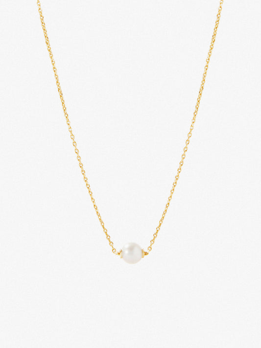 Ana Luisa Jewelry Necklaces Pendants Pearl Necklace Lacey Silver