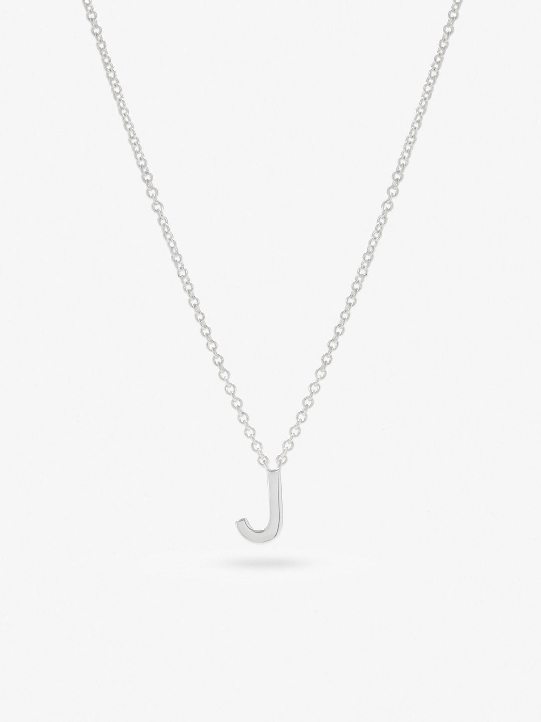 Ana Luisa Jewelry Necklaces Pendants Silver Initial Necklace Letter J Silver