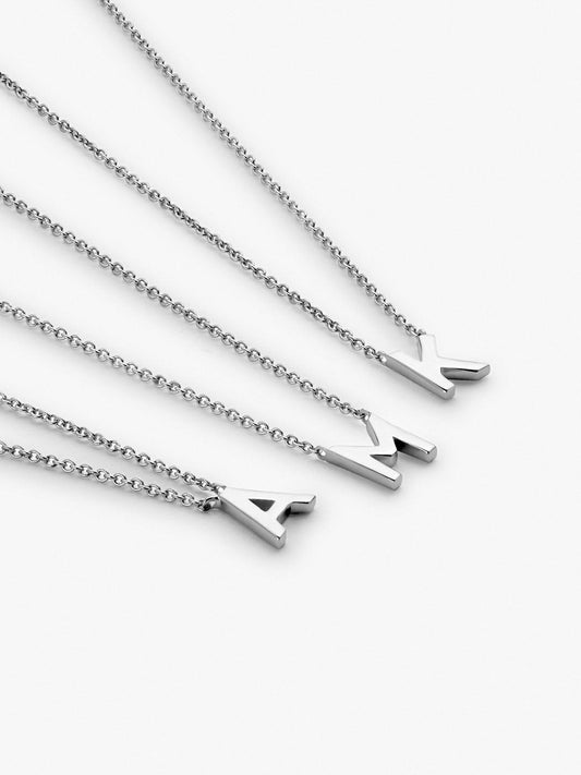 Ana Luisa Jewelry Necklaces Pendants Silver Initial Necklace Letter Silver