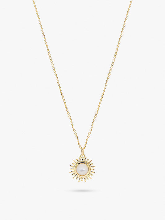 Ana Luisa Jewelry Necklaces Pendants Sun Necklace Addison Gold