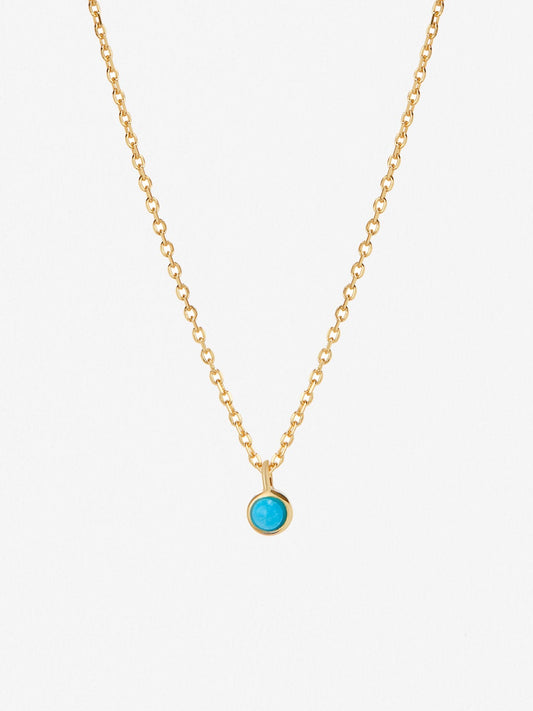Ana Luisa Jewelry Necklaces Pendants Turquoise Pendant Marnie Turquoise Silver