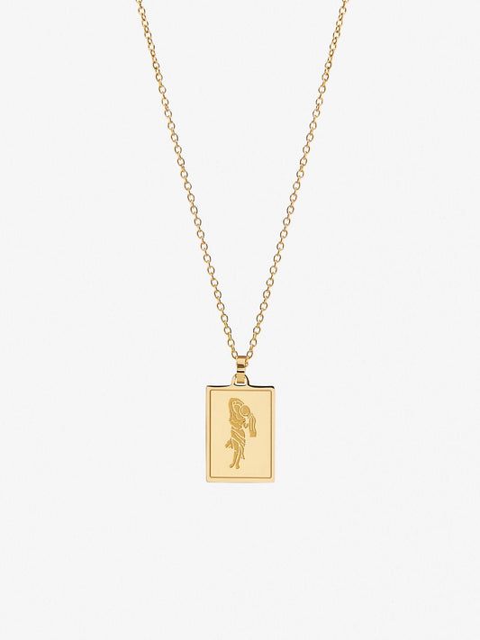 Ana Luisa Jewelry Necklaces Pendants Zodiac Necklace Aquarius Stainless Steel