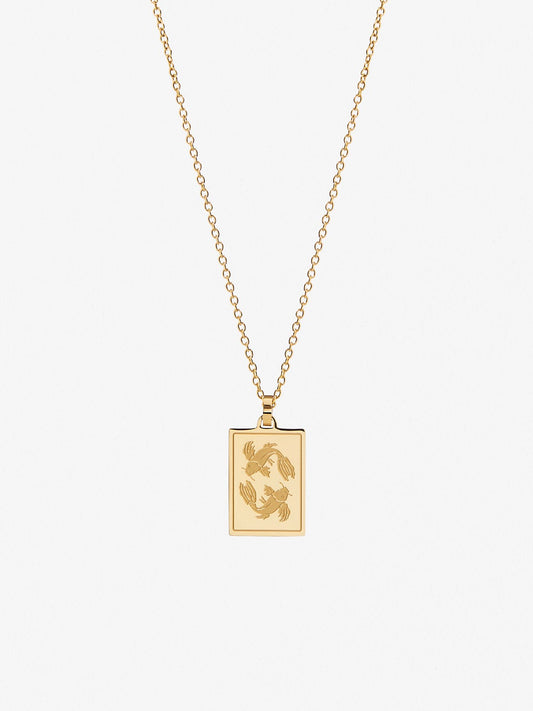 Ana Luisa Jewelry Necklaces Pendants Zodiac Necklace Pisces Stainless Steel