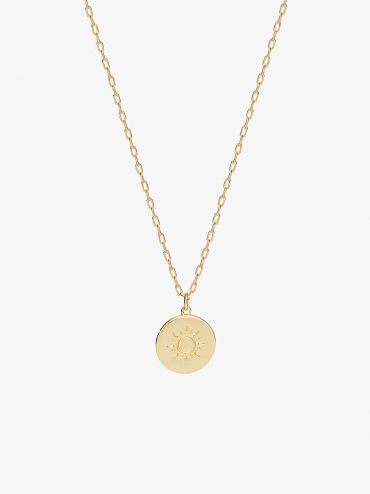 Ana Luisa Jewelry Necklaces Sun Pendant Alexa Sunshine Gold