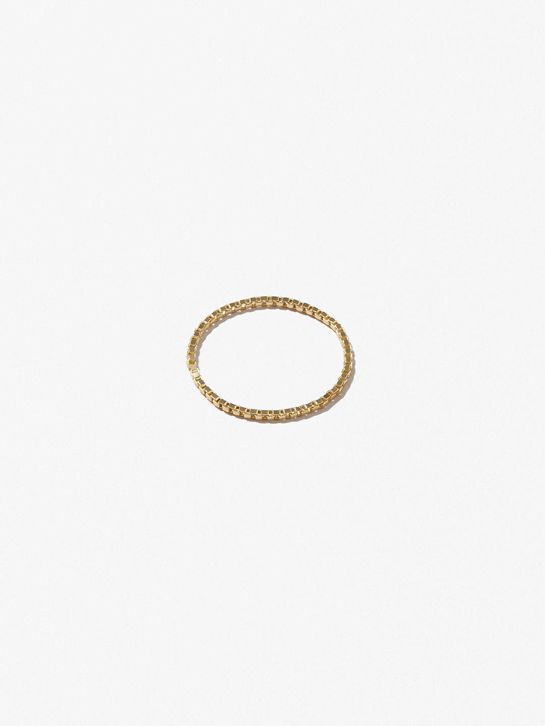 Ana Luisa Jewelry Rings Chain Rings Box Chain Ring Pam Silver