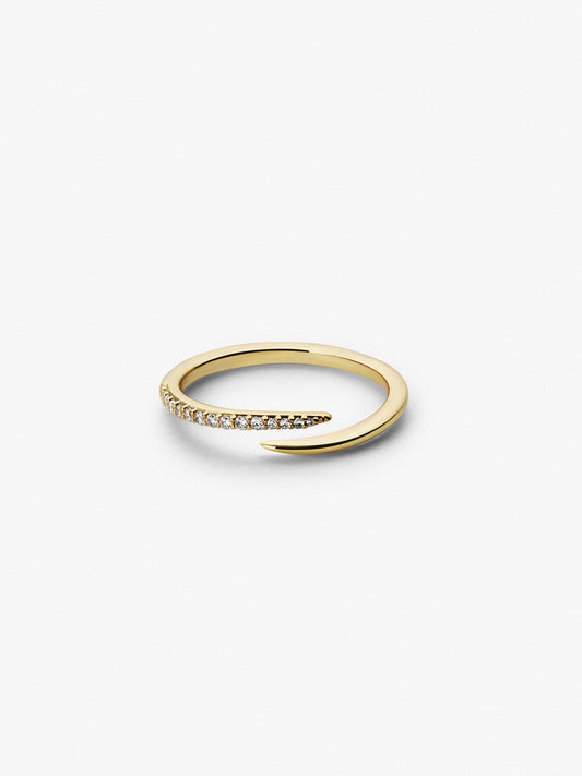Ana Luisa Jewelry Rings Medium Bands Claw Ring Oren Gold