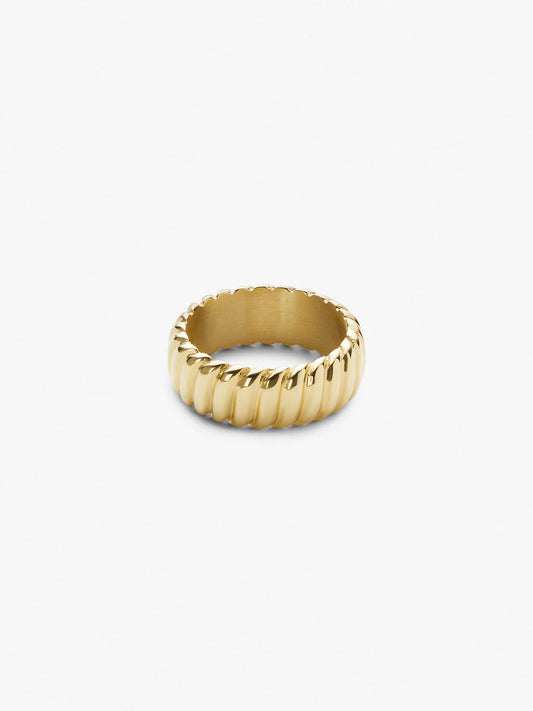 Ana Luisa Jewelry Rings Medium Bands Gold Band Ring Walker Stainless Steel