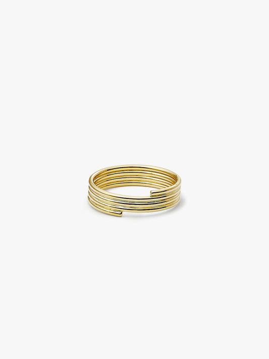 Ana Luisa Jewelry Rings Medium Bands Gold Statement Ring Lea Silver