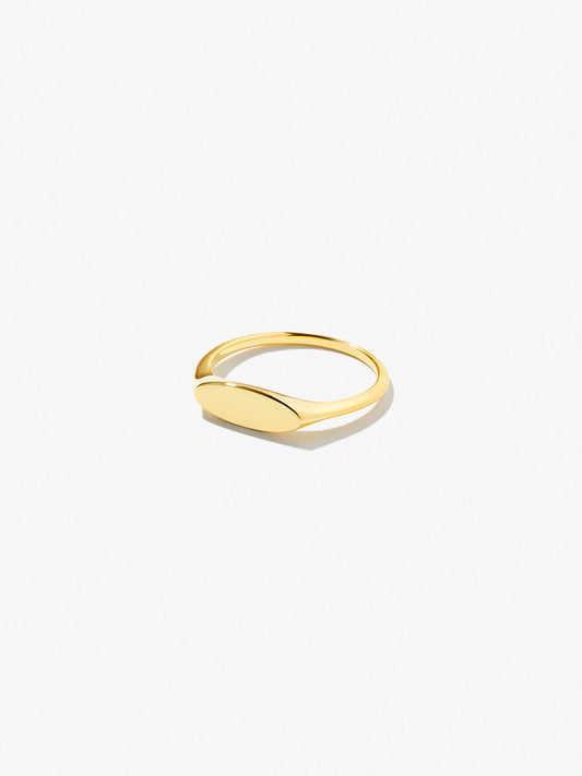 Ana Luisa Jewelry Rings Statement Rings Gold Signet Ring Audrey Silver