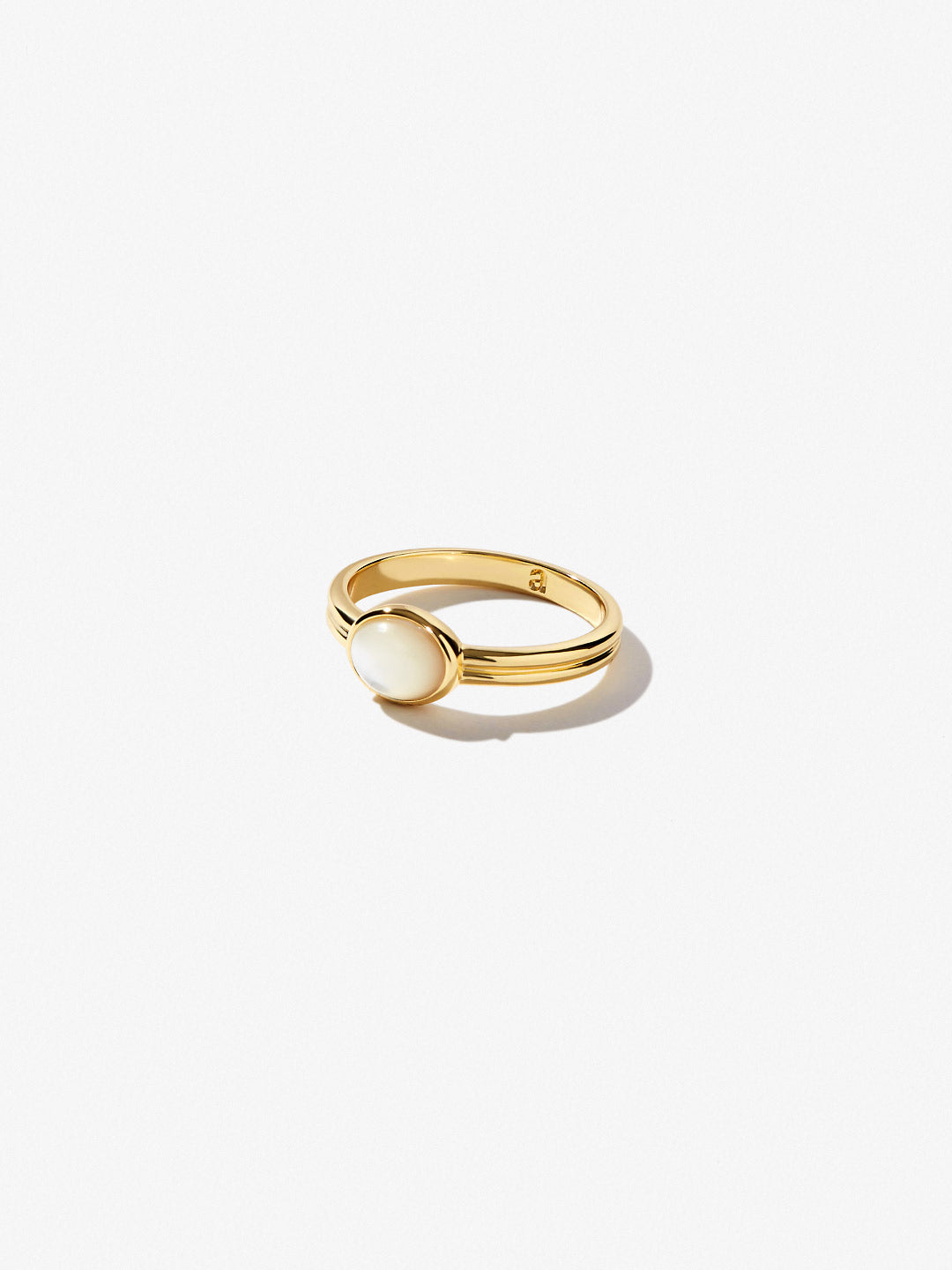Ana Luisa Jewelry Rings Statement Rings Mother Of Pearl Ring Rae Gold
