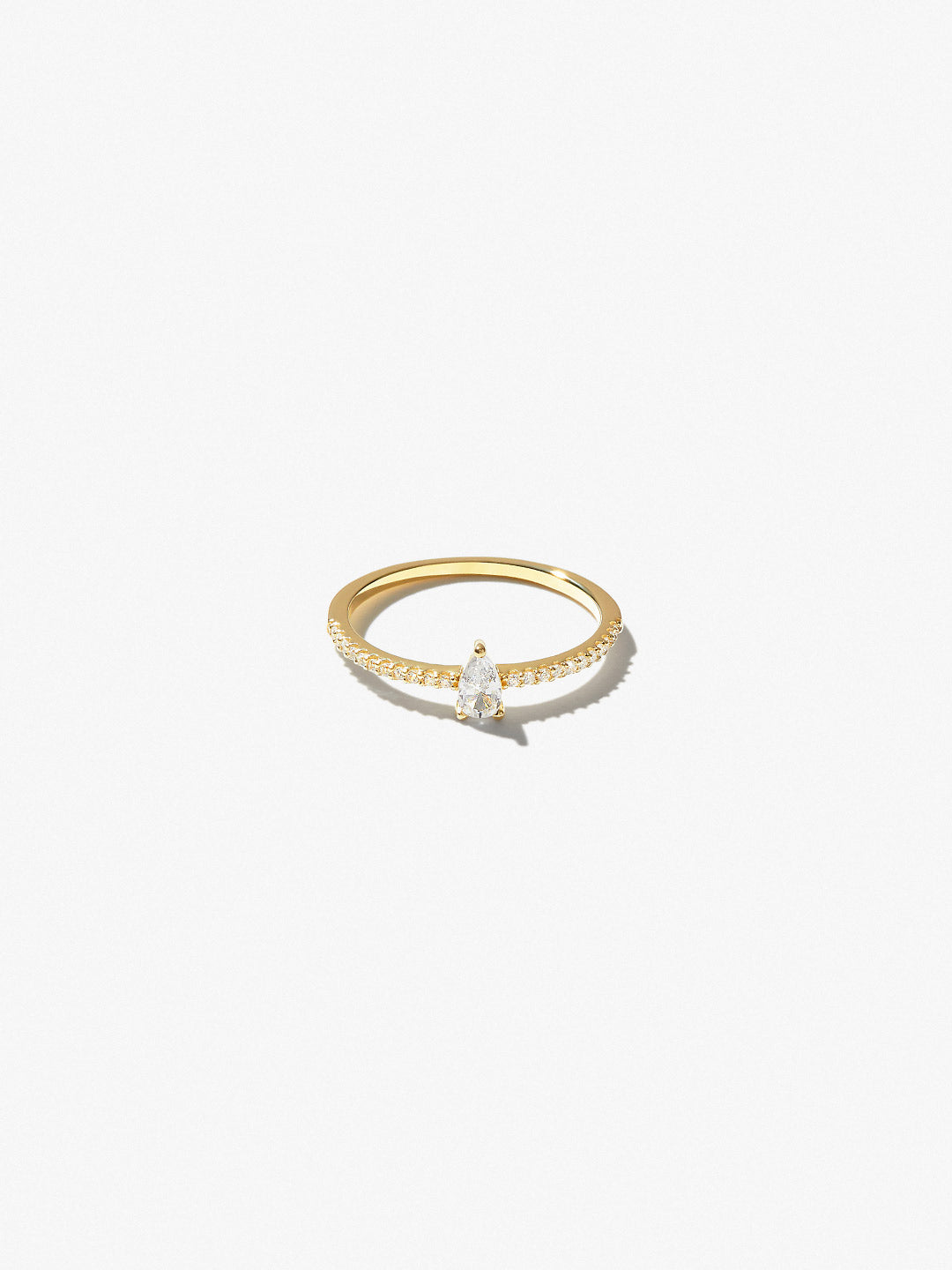 Ana Luisa Jewelry Rings Thin Bands Pear Ring Lillian Silver