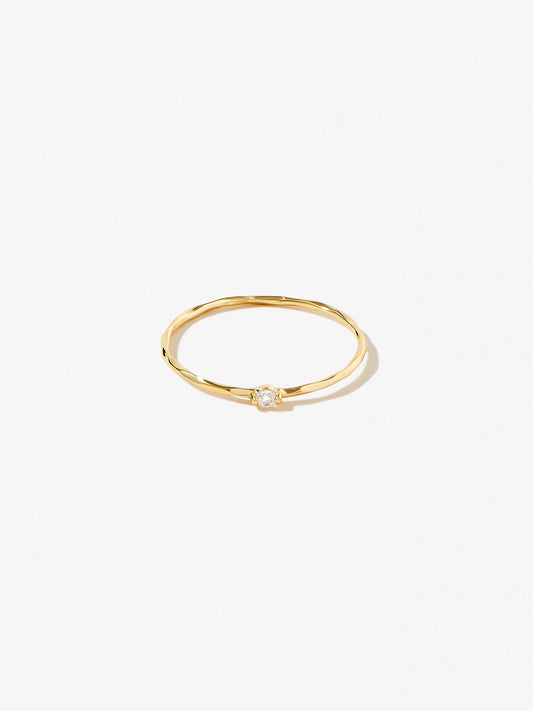 Ana Luisa Jewelry Rings Thin Bands Stone Ring Sierra Silver