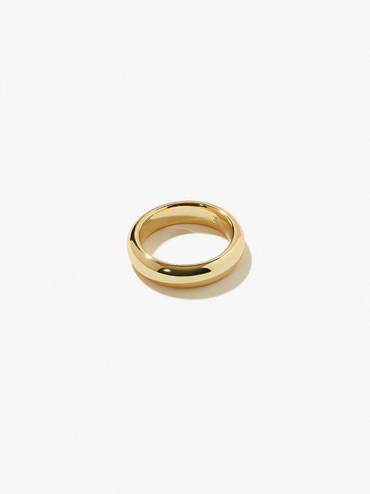 Ana Luisa Rings Band Ring Gold Band Ring Everly Wide