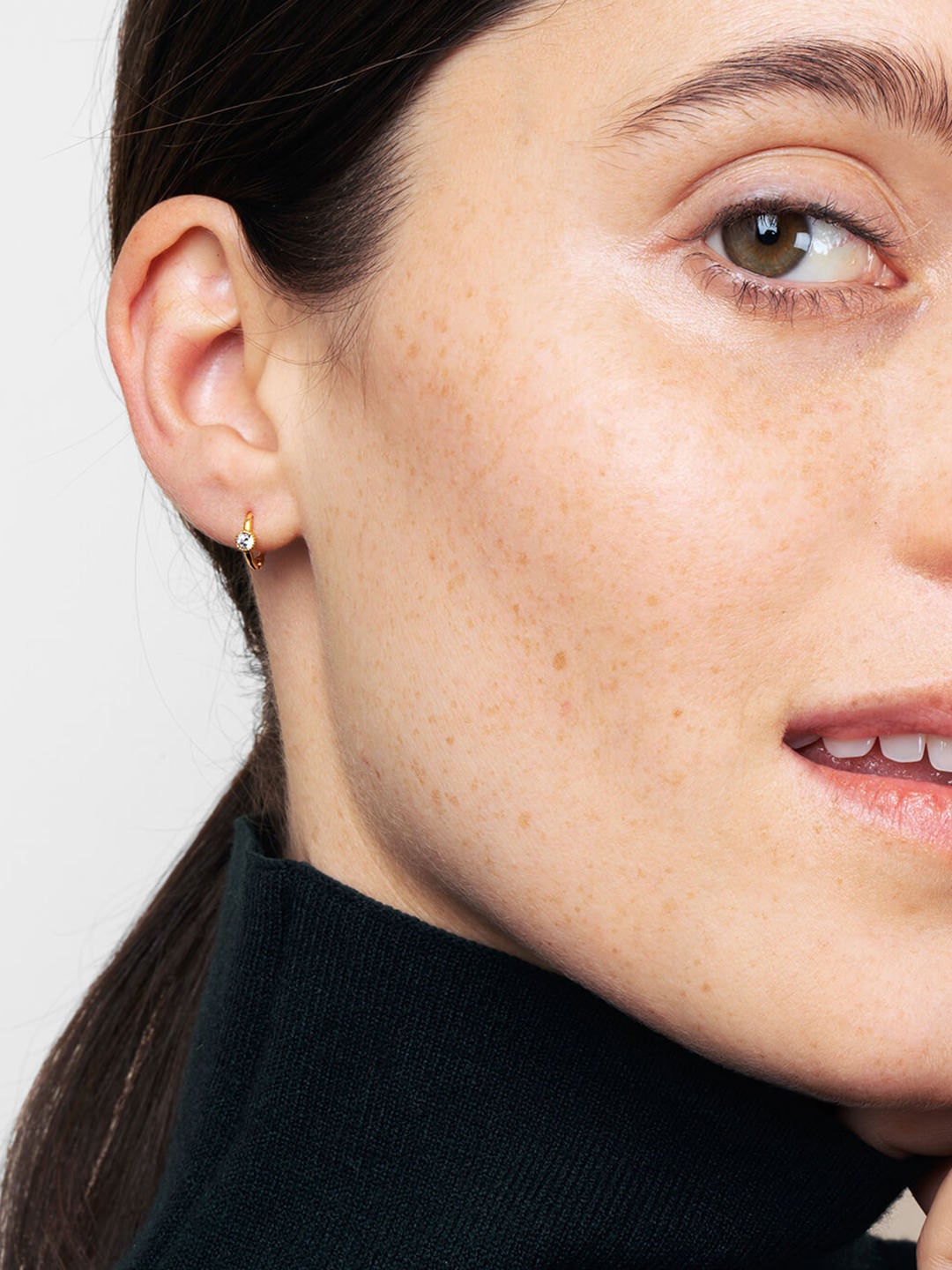 Ana Luisa Earrings Hoop Earrings Gold Huggie Hoops Milo Gold