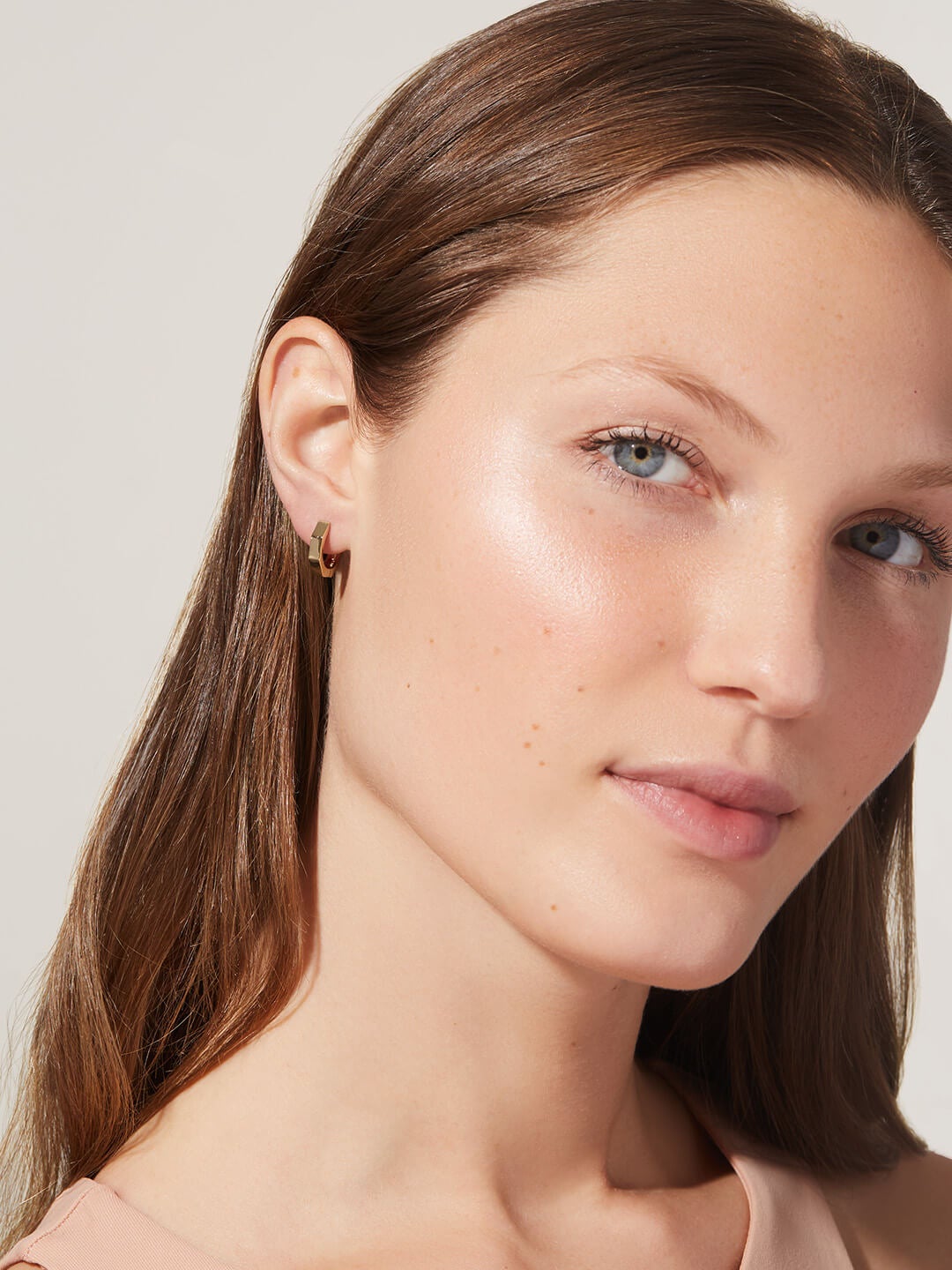 Ana Luisa Earrings Hoop Earrings Hardware Hoop Earrings Octo Mini Gold