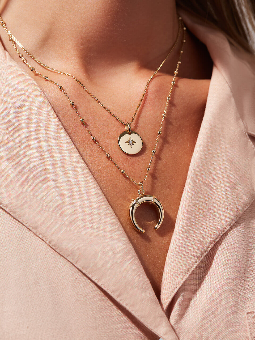 Ana Luisa Jewelry Necklaces Layered Necklaces Cardi Set Gold