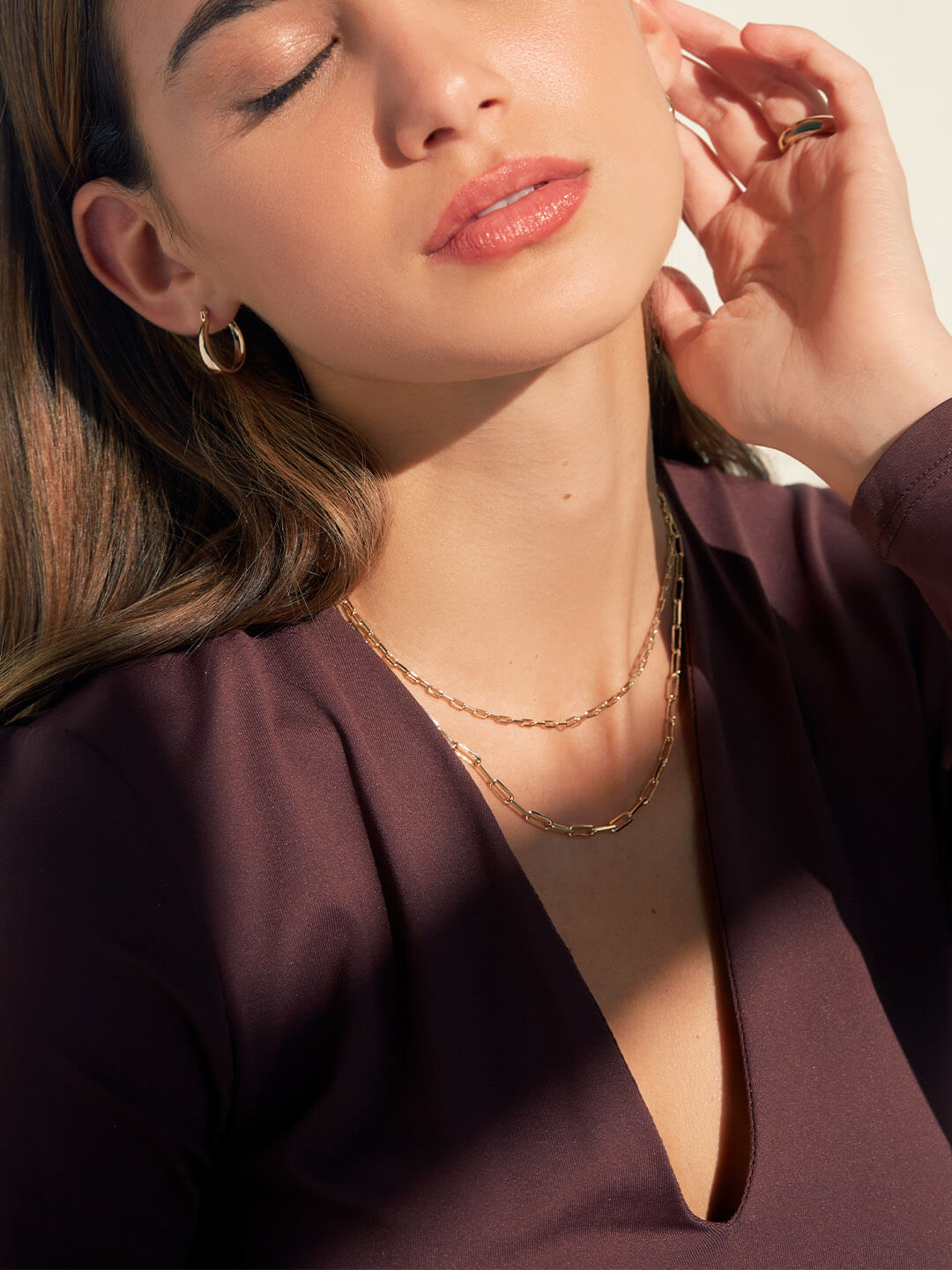 Ana Luisa Jewelry Necklaces Link Chain Necklace Laura Bold Gold