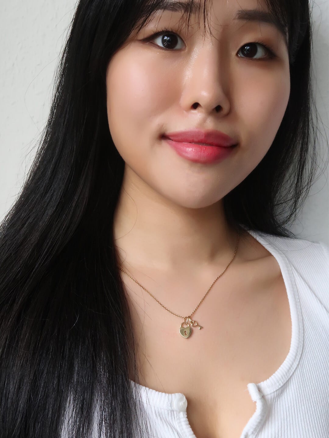 Ana Luisa Jewerly Co Creation Joy Pendant Necklace Heart Lock Necklace Joy Gold